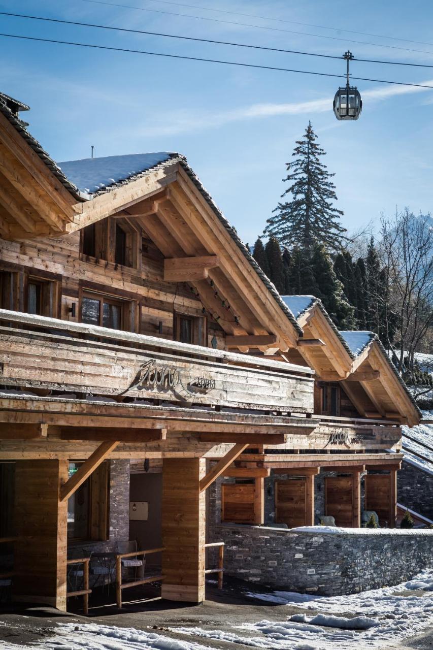 Una Lodge Le Châble Exterior foto